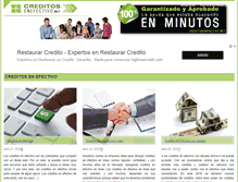 Tablet Screenshot of creditosenefectivo.net